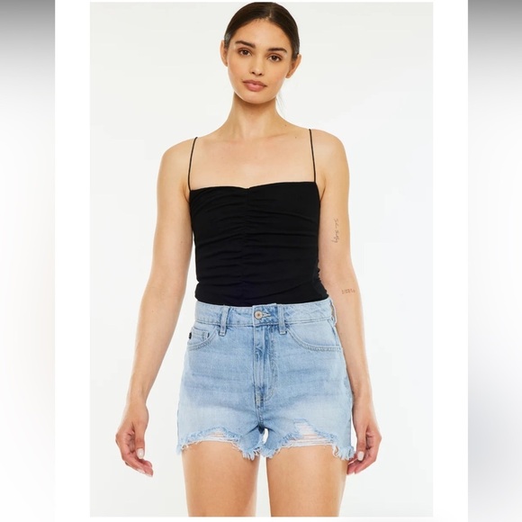 KanCan Ivanna Ultra High Waisted Mom shorts size 26 - Picture 1 of 15